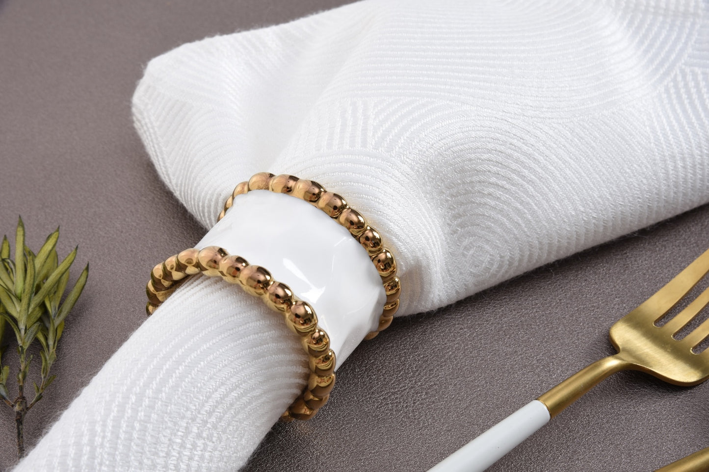 PB Napkin Rings - Set of 4