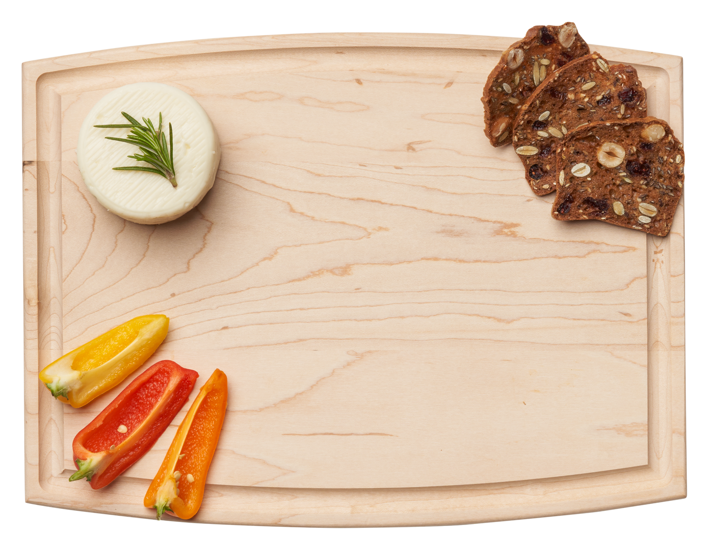 Arched Artisan Maple Board | Mississippi | 12 x 9"