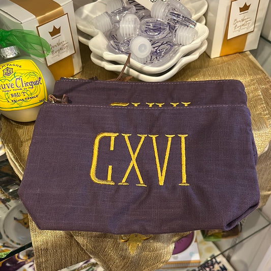 CXVI canvas makeup bag
