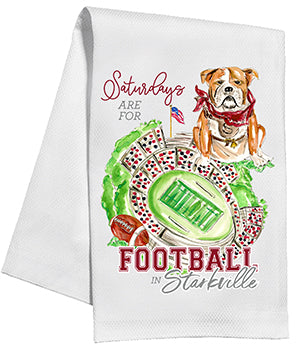 SATURDAYS ARE FOR FOOTBALL KITCHEN TOWEL