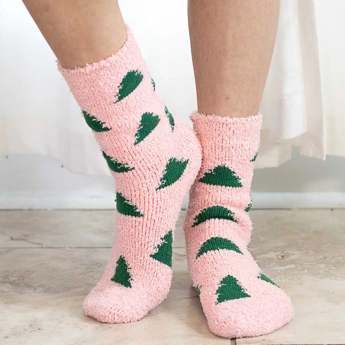 Women's Christmas Tree Snuggle Socks