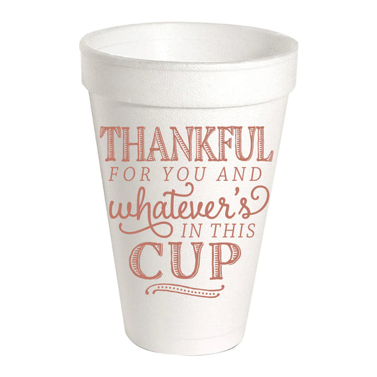 RB Holiday Styrofoam Cups