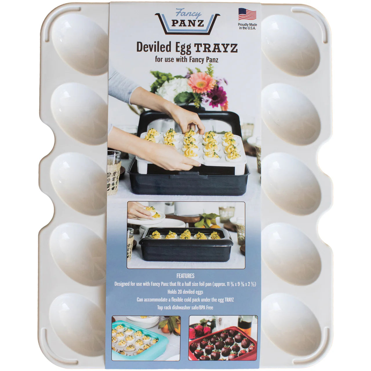 Deviled Egg Trayz Insert for Fancy Panz