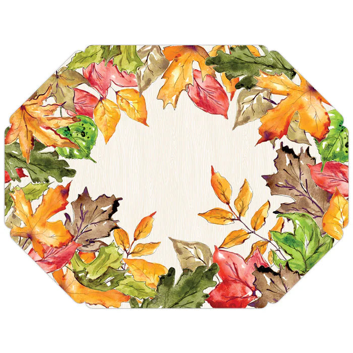 Fall/Halloween Handpainted Posh Die-Cut Placemat