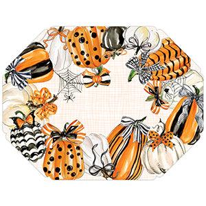 Fall/Halloween Handpainted Posh Die-Cut Placemat