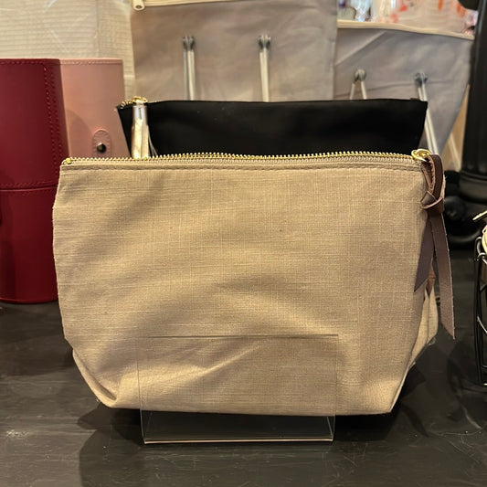 Small Canvas cosmetic bag
