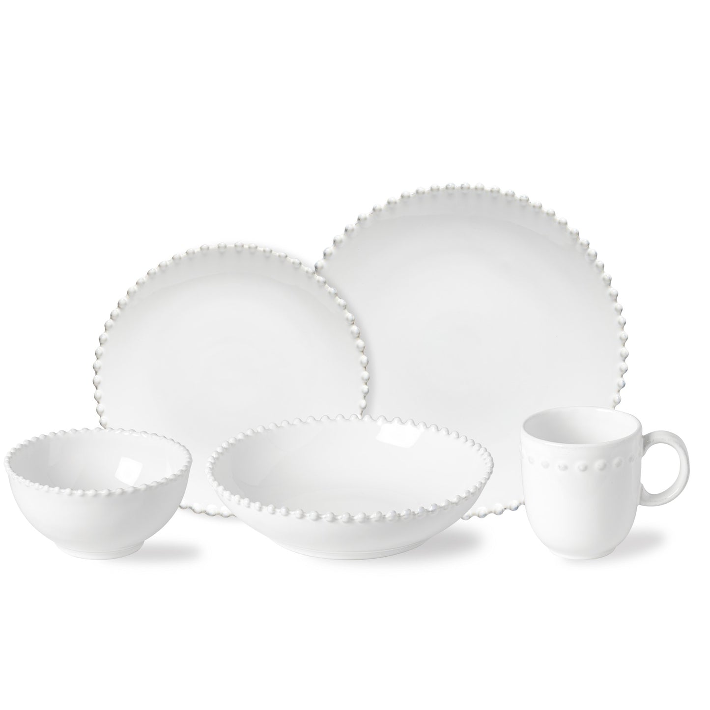 Casafina Dinner Plate 11" - Pearl White