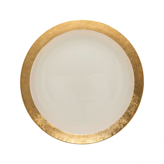 Glass Band Charger Plate Camilla