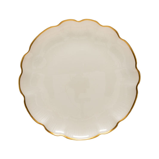 Glass Scallop Charger Plate - Francesca