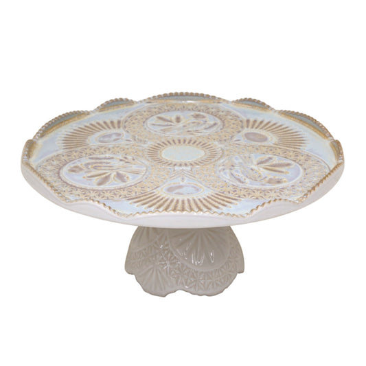 Casafina Footed Plate - Nacar