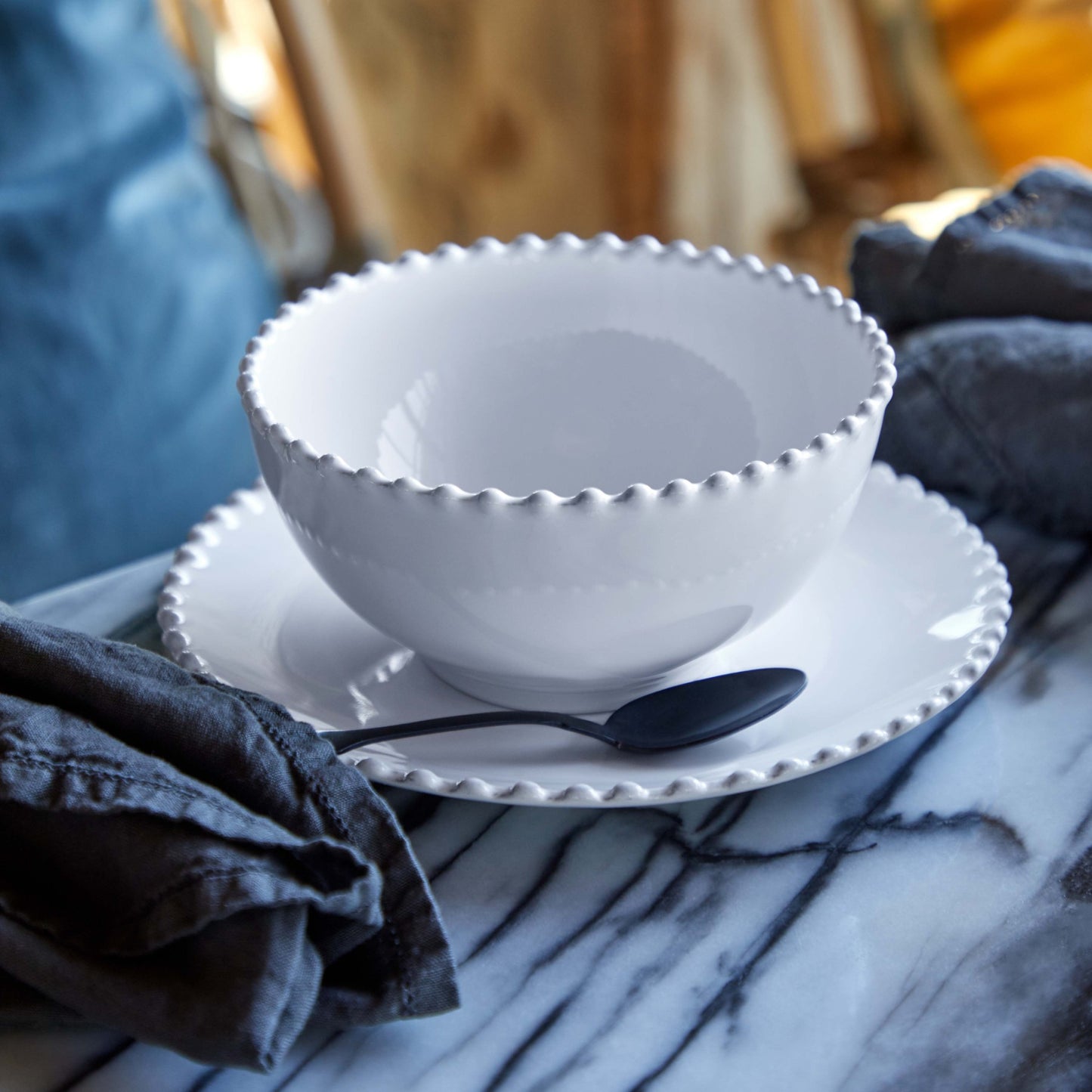 Casafina Soup/Cereal Bowl 6" - Pearl White