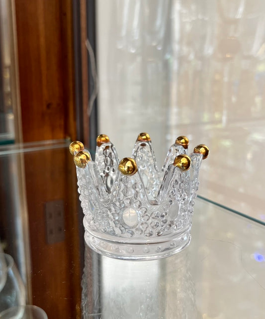 Glass Crown Votive