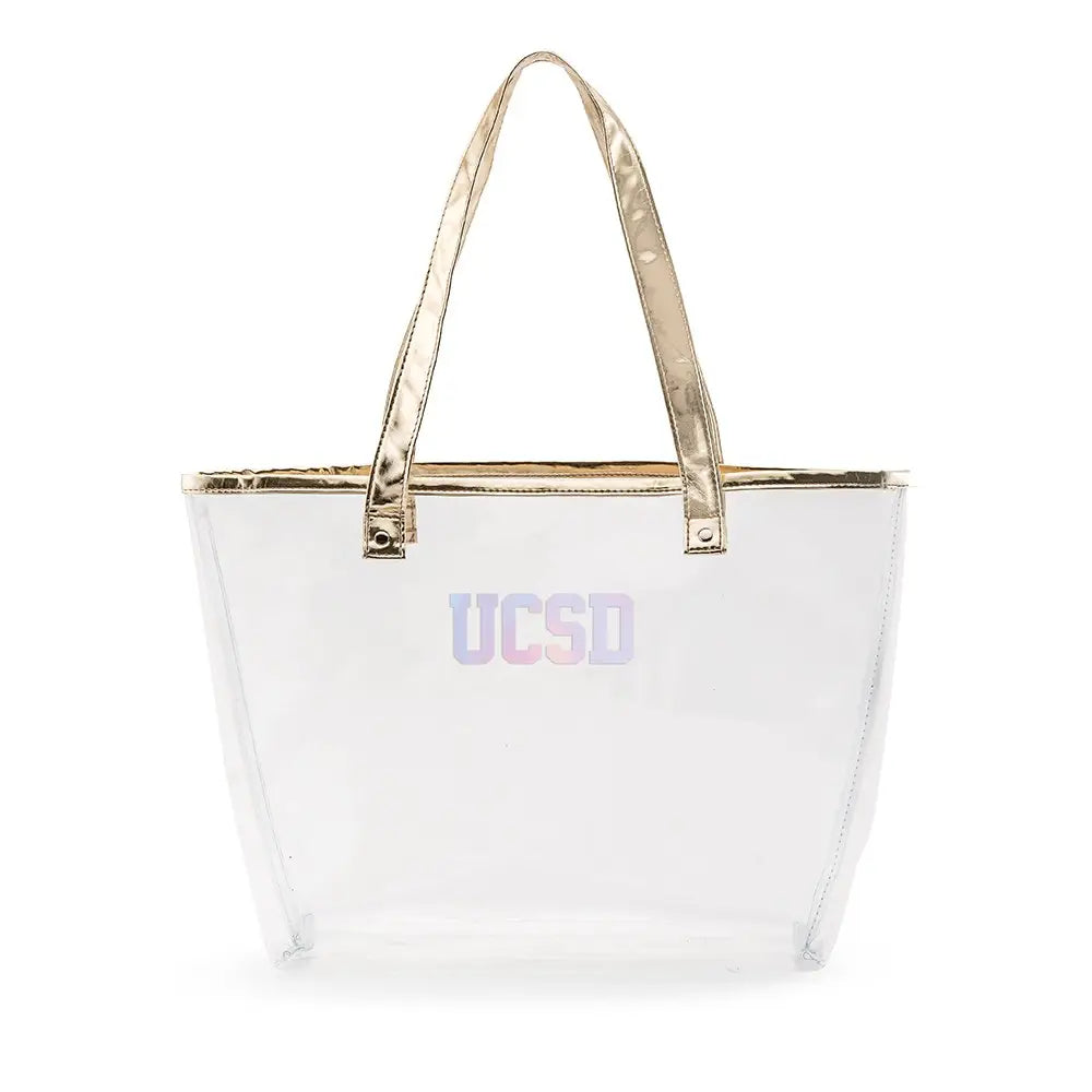 Clear Plastic Stadium Tote Bag