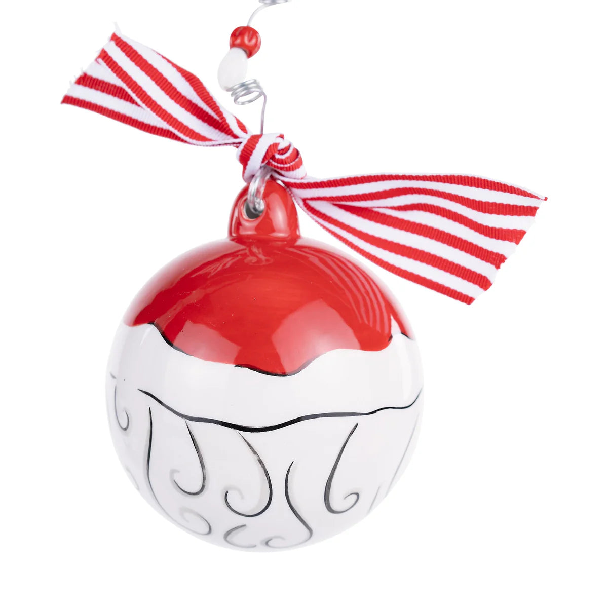 Santa Ball Ornament