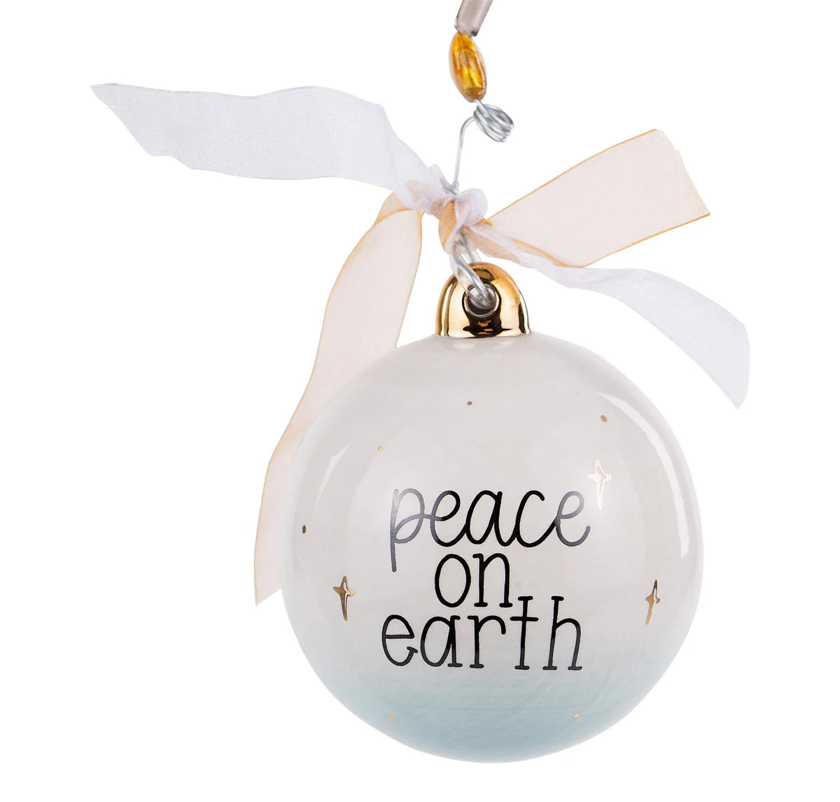 Peace on Earth Nativity Ornament