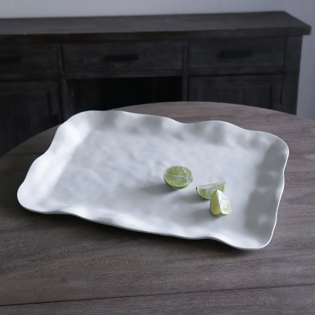 BB VIDA Nube Extra Large Rectangular Tray (White)