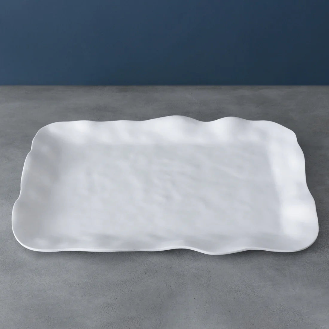 BB VIDA Nube Extra Large Rectangular Tray (White)