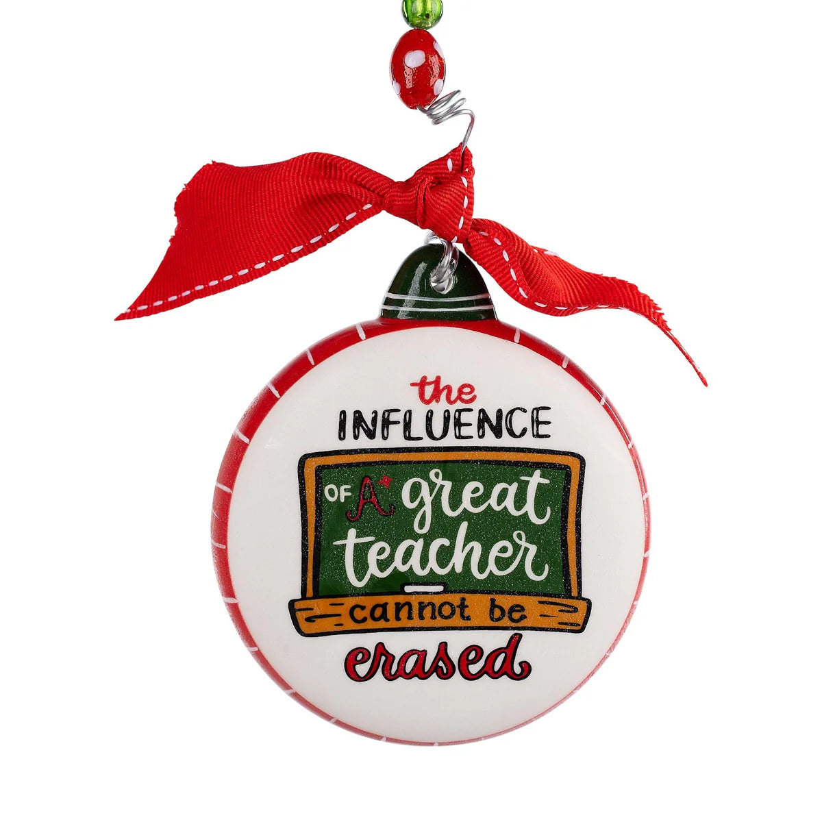 Teacher Blackboard Puff Ornament