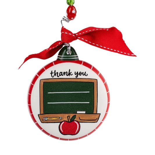 Teacher Blackboard Puff Ornament