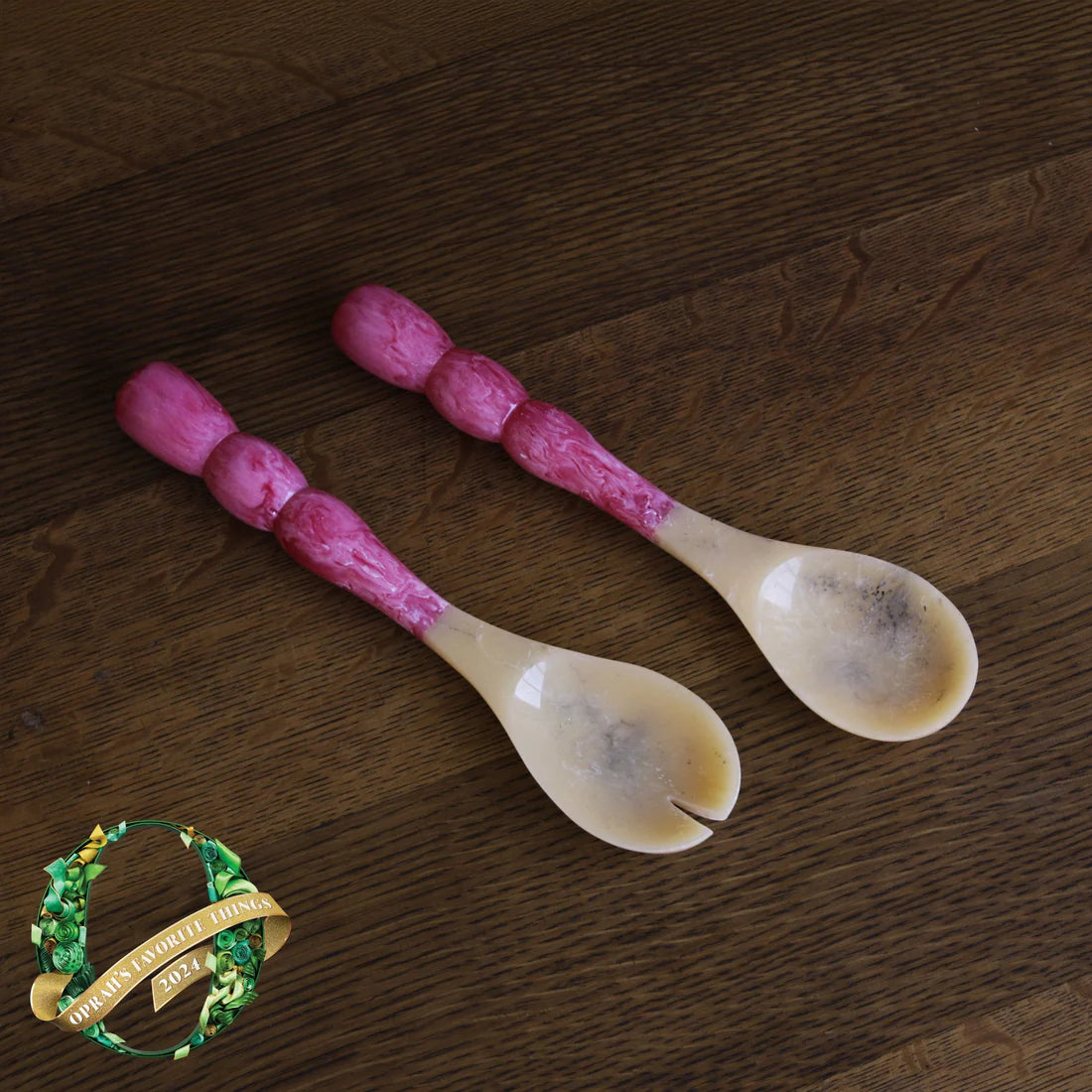 BB RESIN Rio Bubble Salad Servers