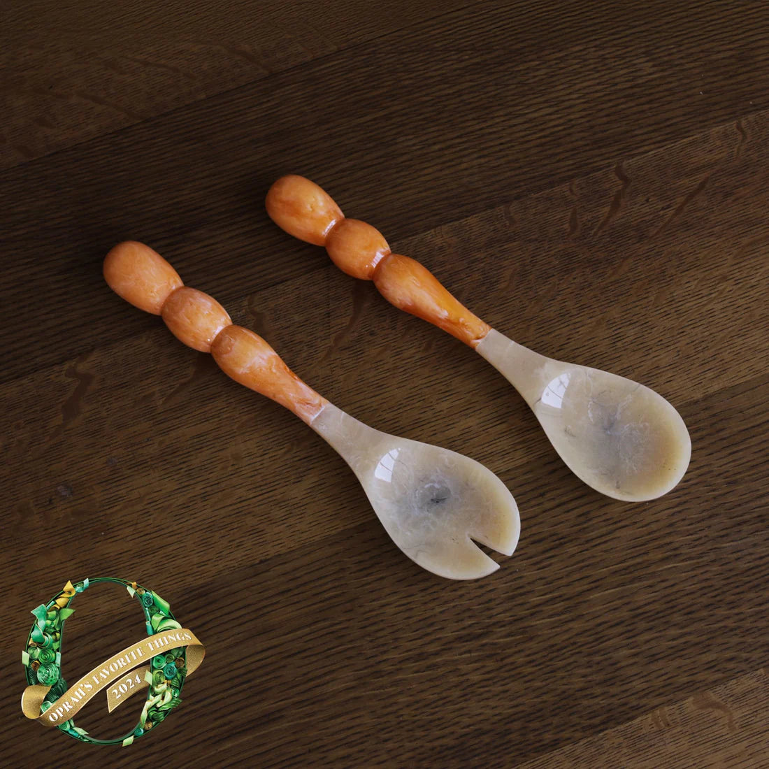 BB RESIN Rio Bubble Salad Servers