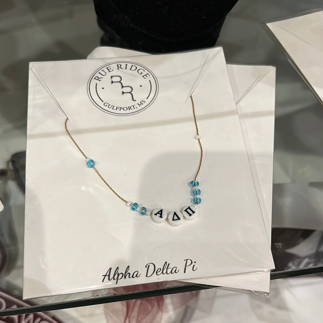 Sorority Letter Necklace