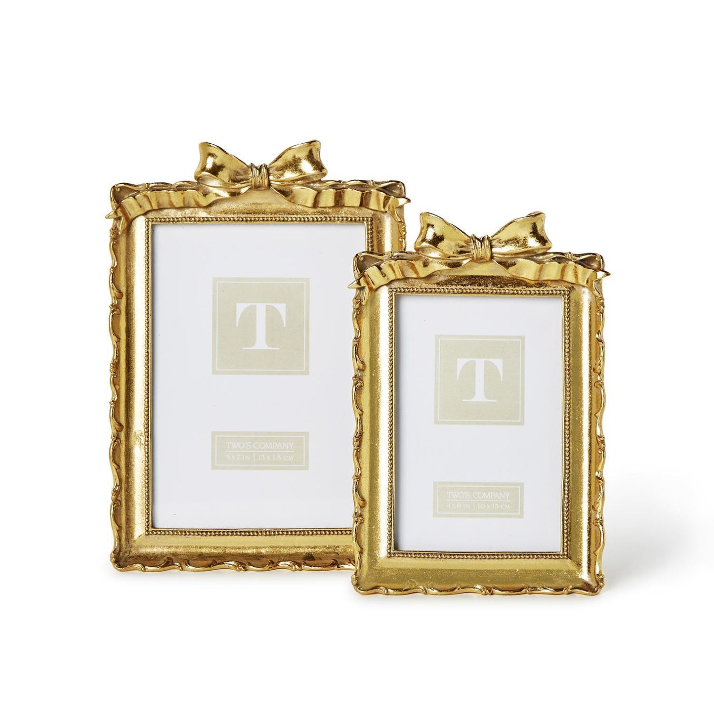 Vintage Gold Frames with Accent Bow