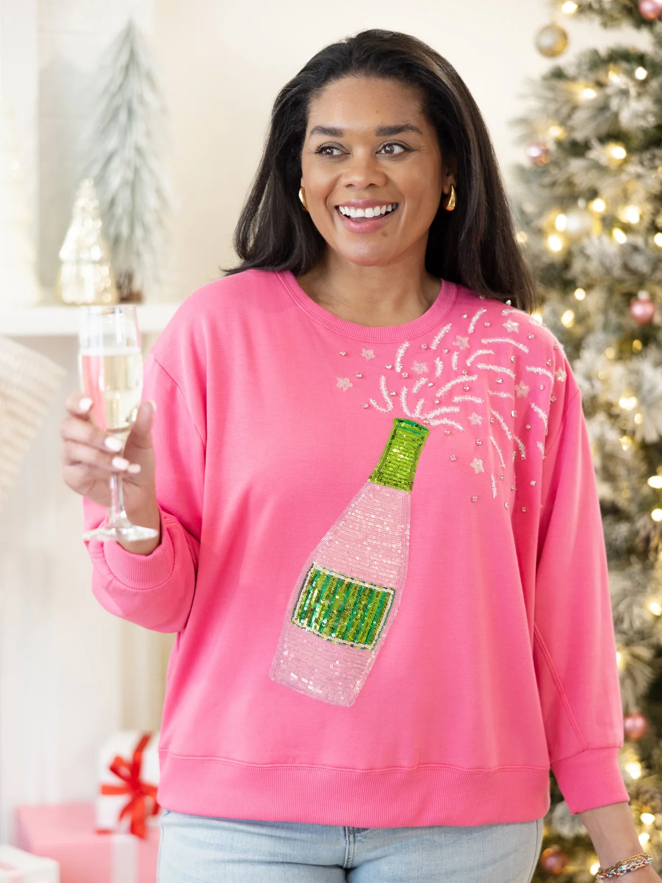 Sarah Sweatshirt | Champagne