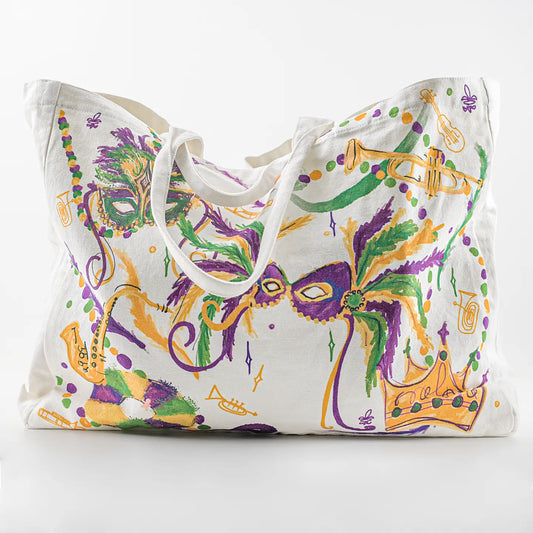 Mardi Gras Mask Tote Bag