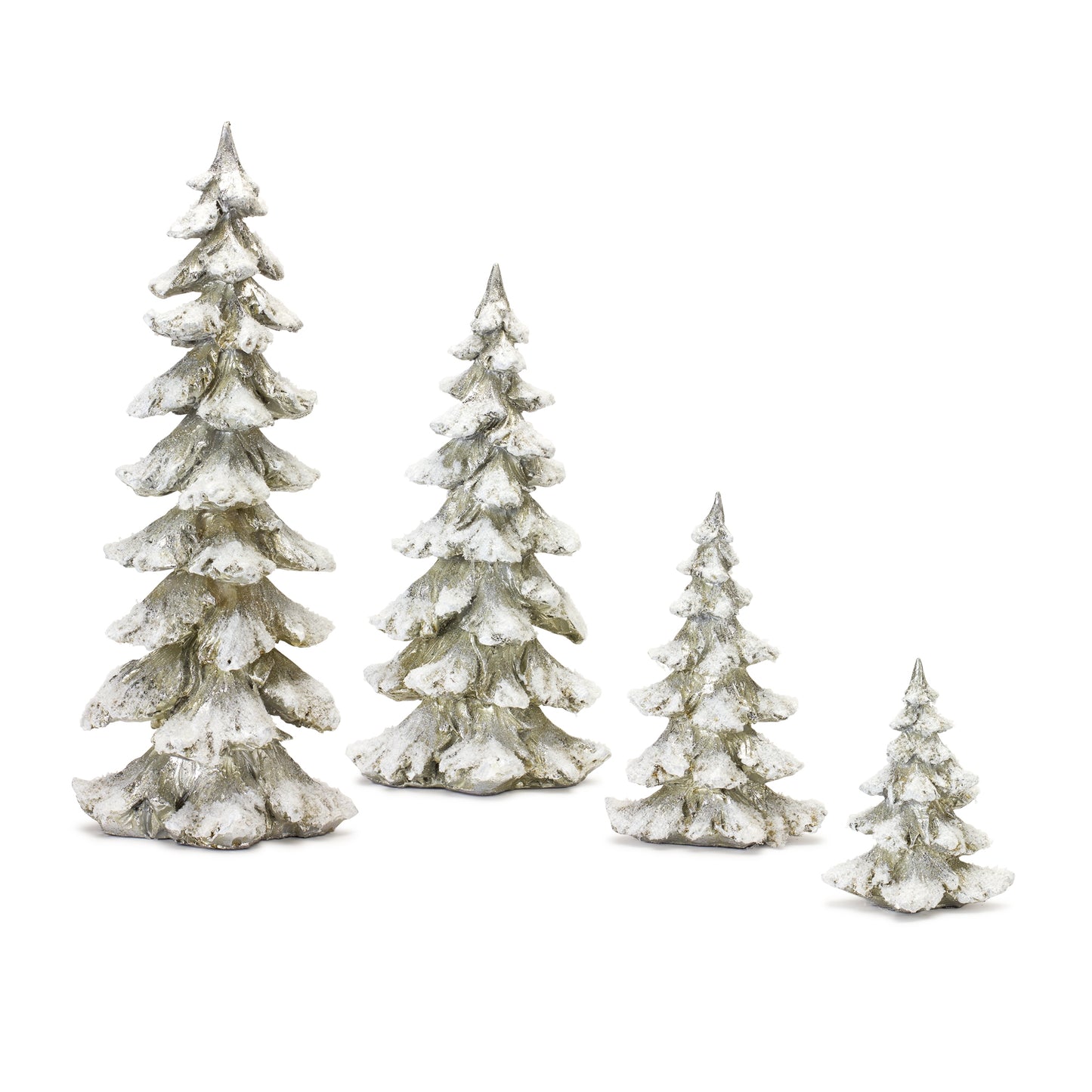 Silver Flocked Christmas Trees