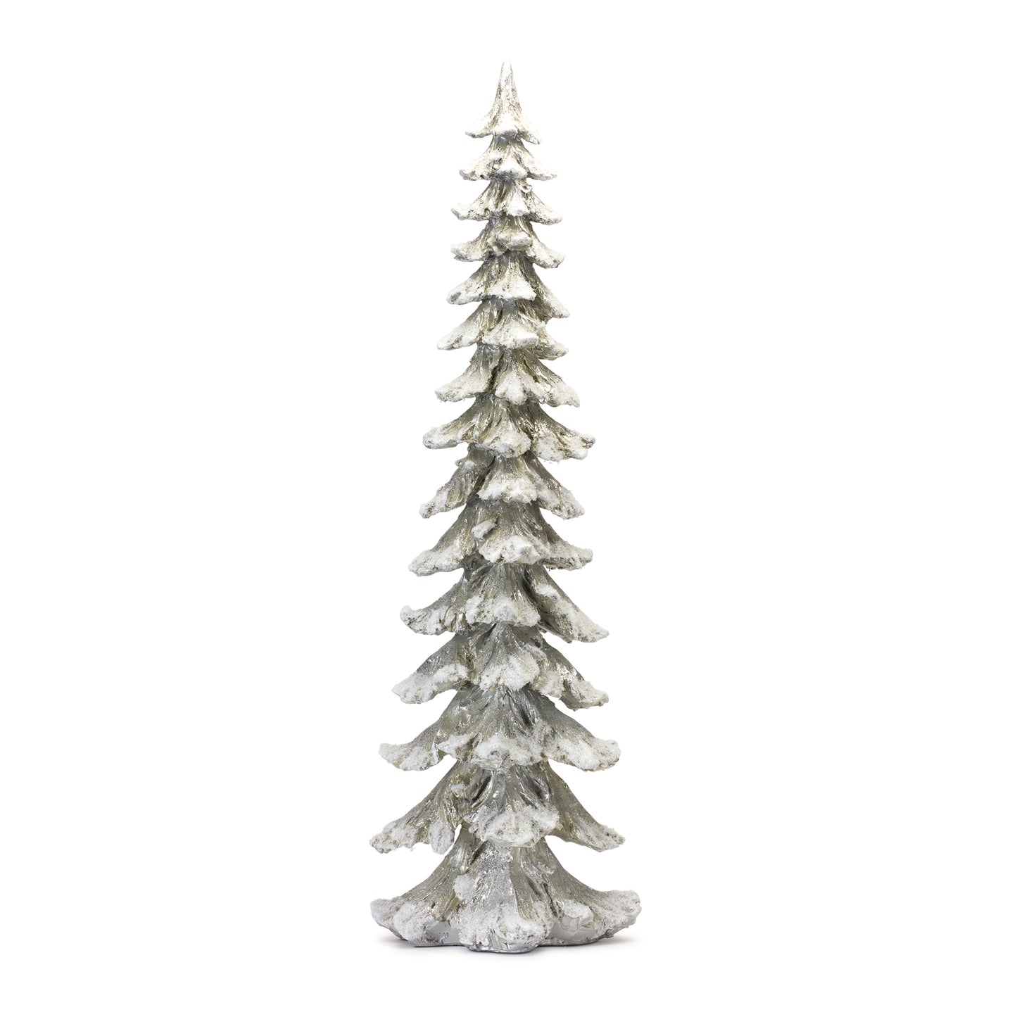 Silver Flocked Christmas Trees