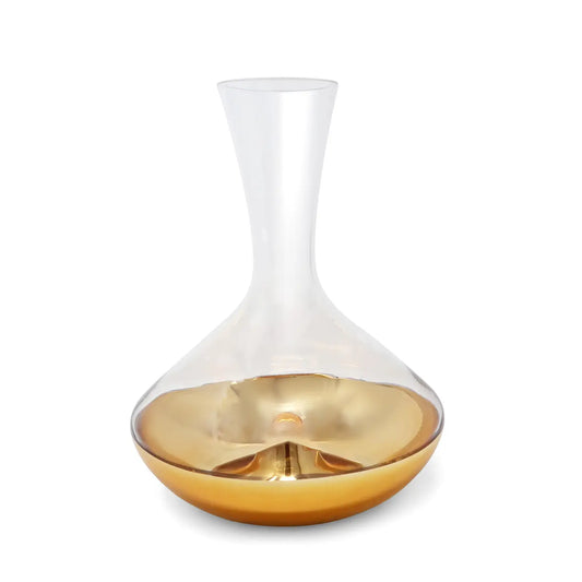 Decanter with Gold Dipped Bottom
