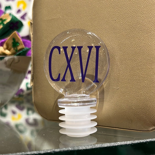 Acrylic Wine Stopper CXVI