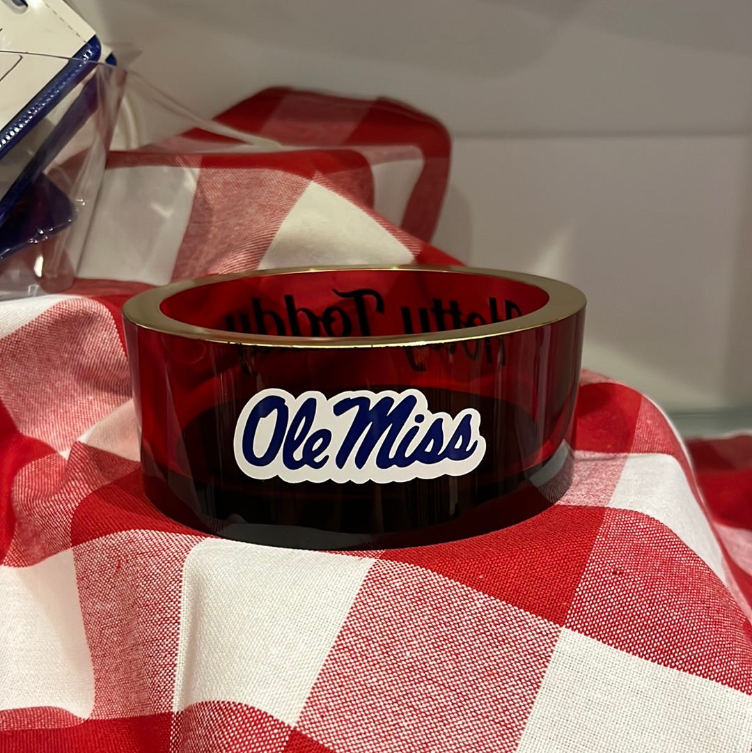 Ole miss wine coaster