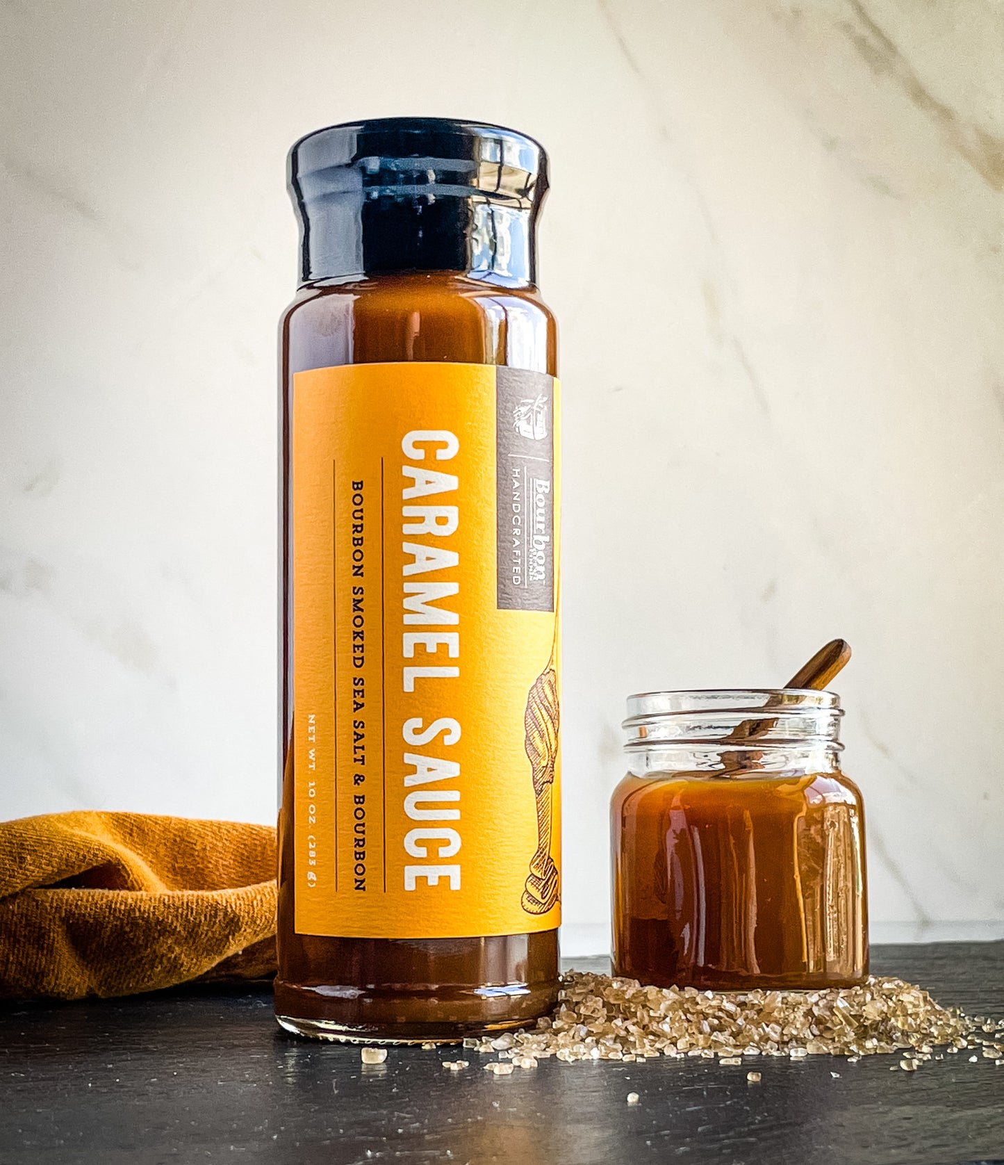 Caramel Sauce – Bourbon Smoked Sea Salt & Bourbon