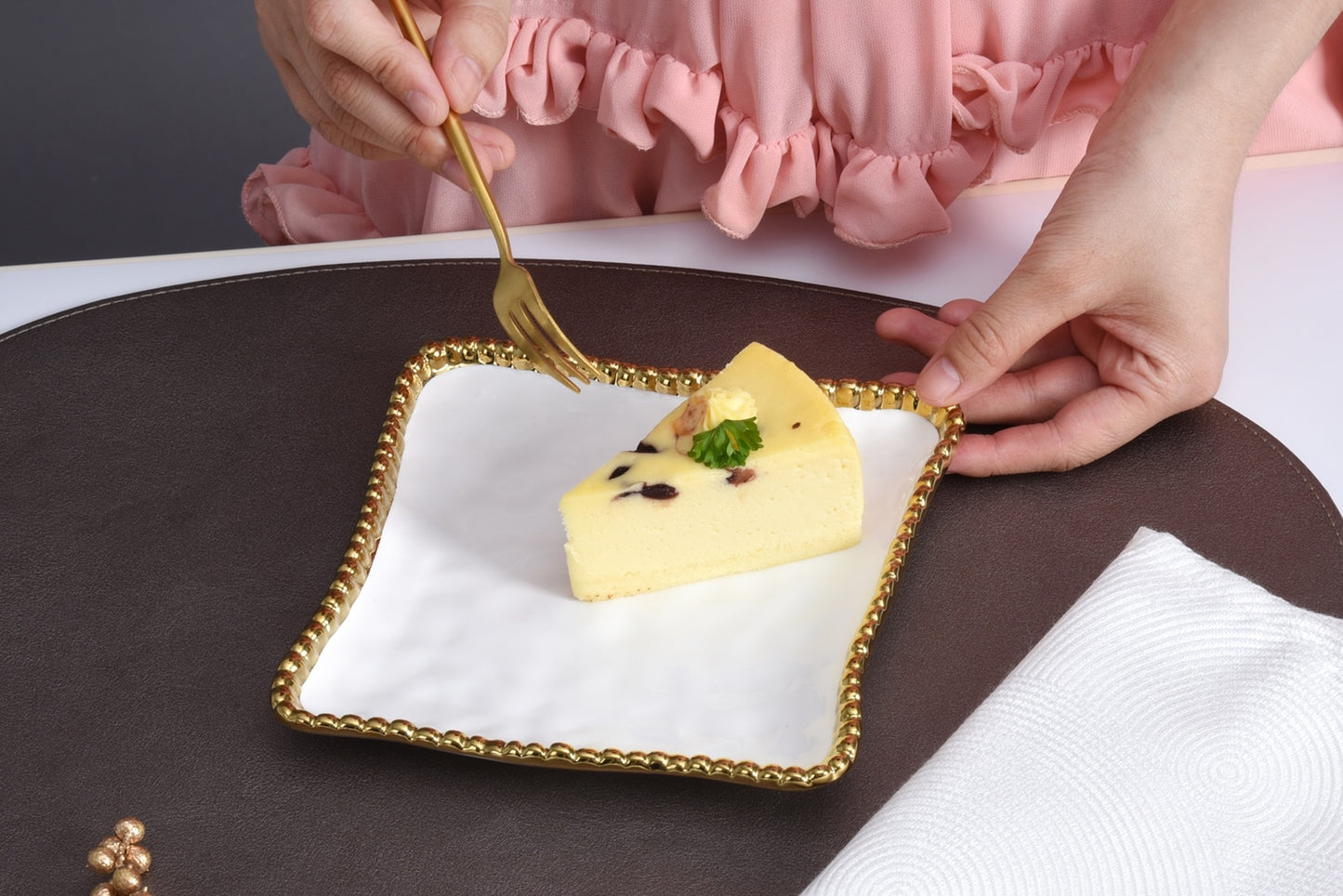 PB Square Appetizer/Dessert Plate