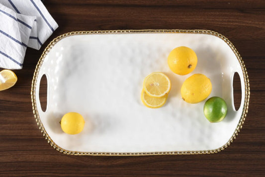 PB Rectangular Tray with Handles