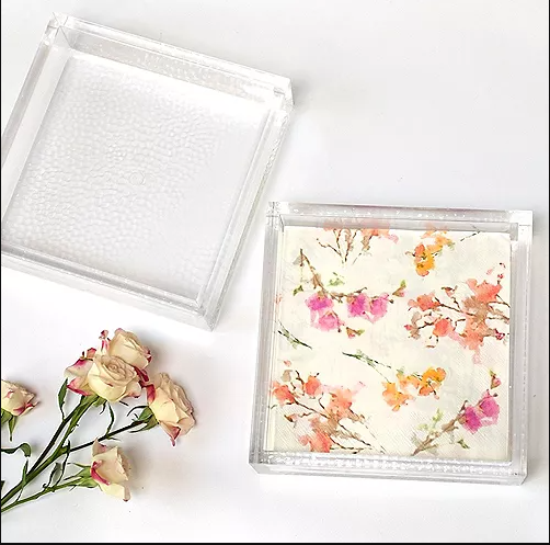 Clear Acrylic Napkin Caddy