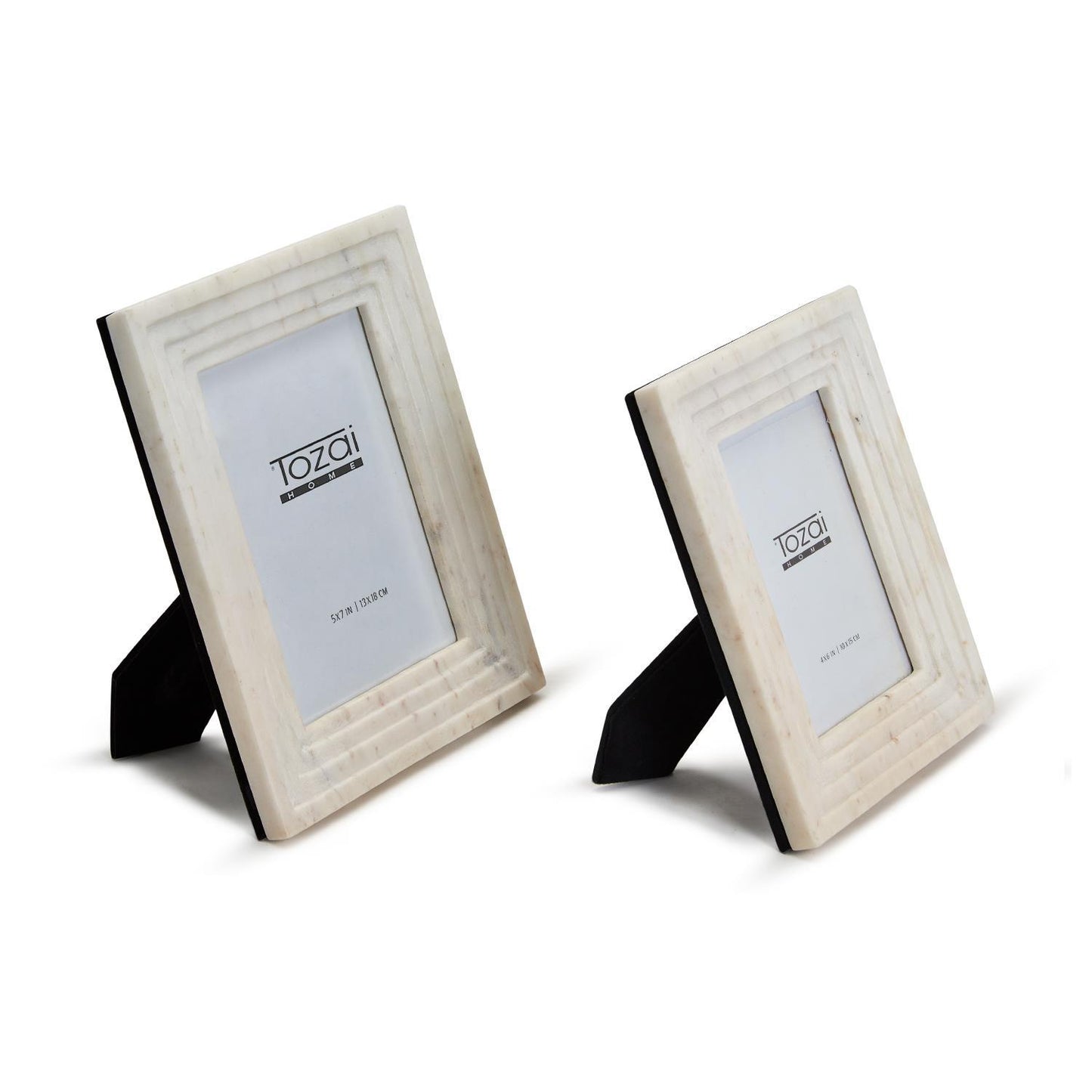 Scala Santa White Marble Photo Frame