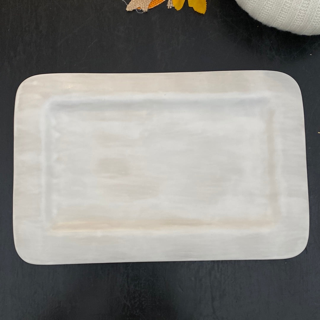 SP Rectangle Platter Raised Edges