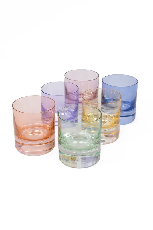 ESTELLE COLORED ROCKS GLASS