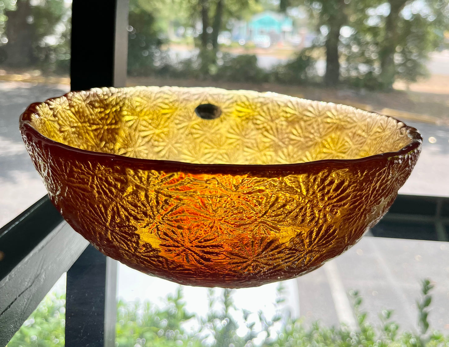 Blenko Large Starburst Bowl