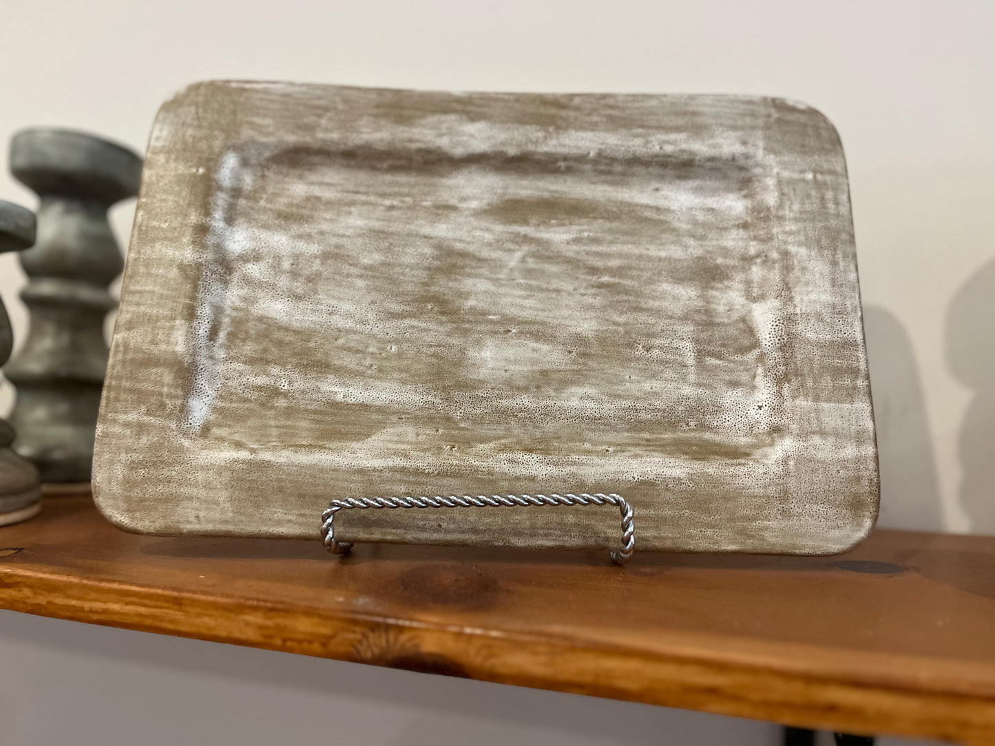 SP Rectangle Platter Raised Edges