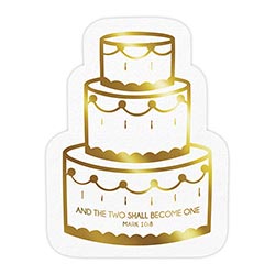 Wedding Cake Shaped Napkin