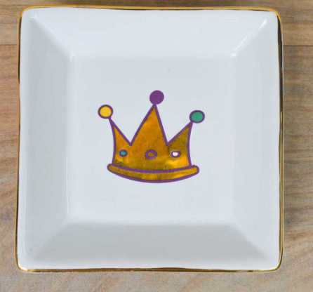 Mardi Gras Trinket Dish