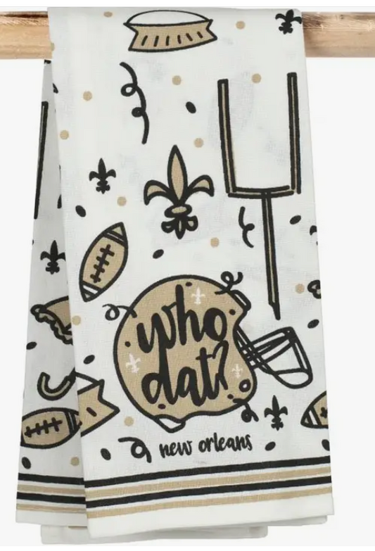 Who Dat Tea Towel