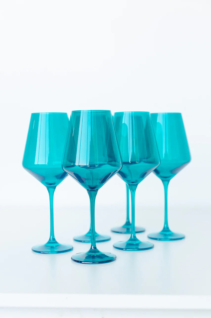 ESTELLE COLORED WINE STEMWARE