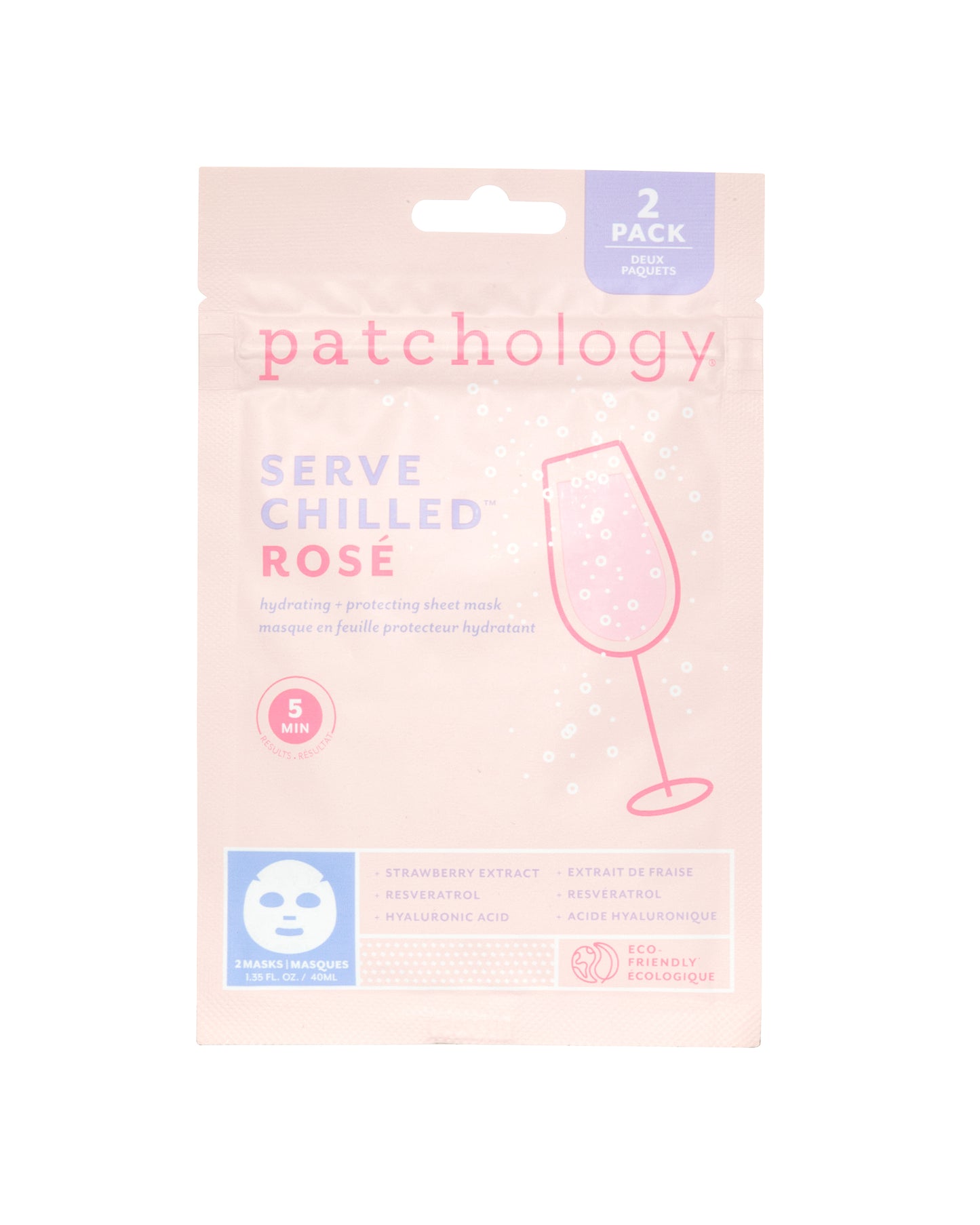 Serve Chilled Rose Hydrating Sheet Masks - 2 pack