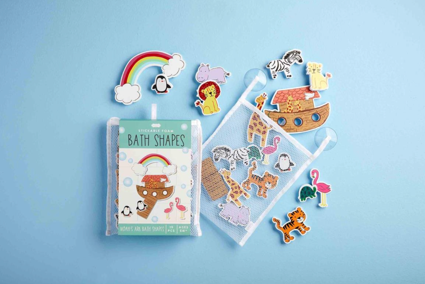 NOAH'S ARK BATH STICKABLE SET