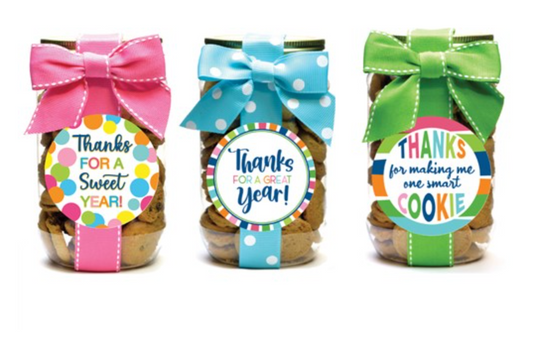 Nams Bits Cookies - Holiday Assortment - Plastic Pint Jars